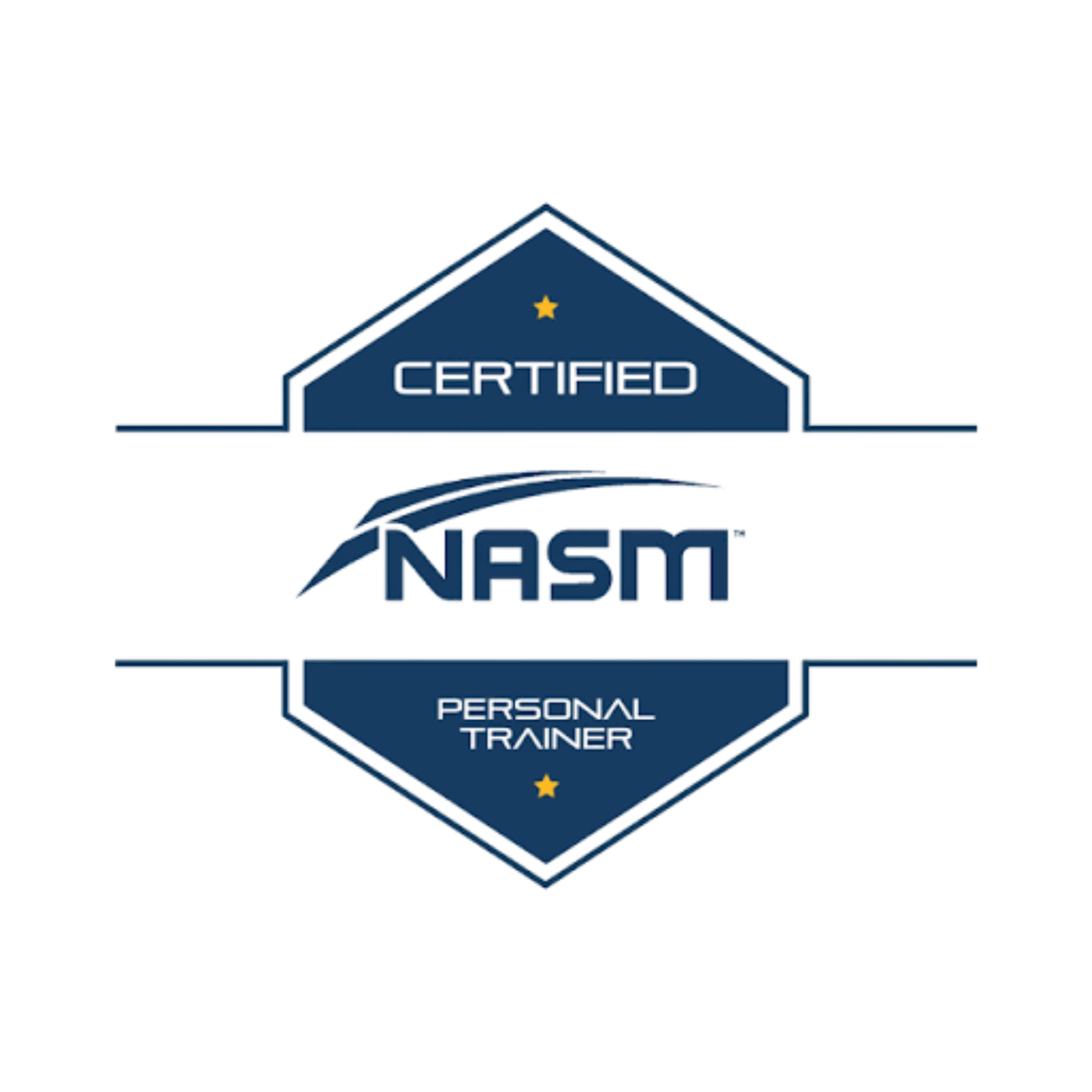 NASM Certified Personal Trainer certification badge